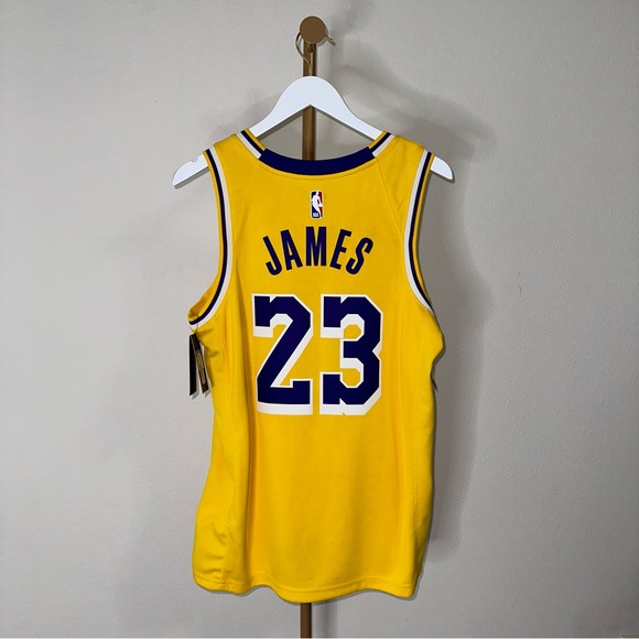 Los Angeles Lakers LeBron James #23 Icon Authentic Jersey - Picture 9 of 10